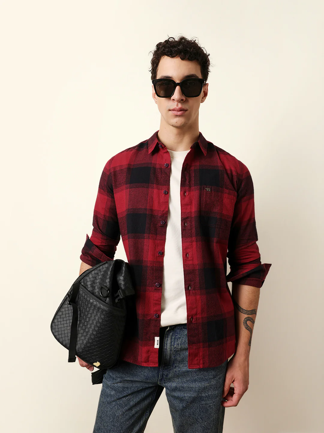 Men Striped Casual Full-Sleeve Shirt