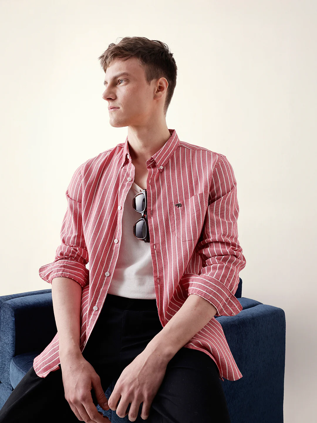 Men Striped Casual Shirt