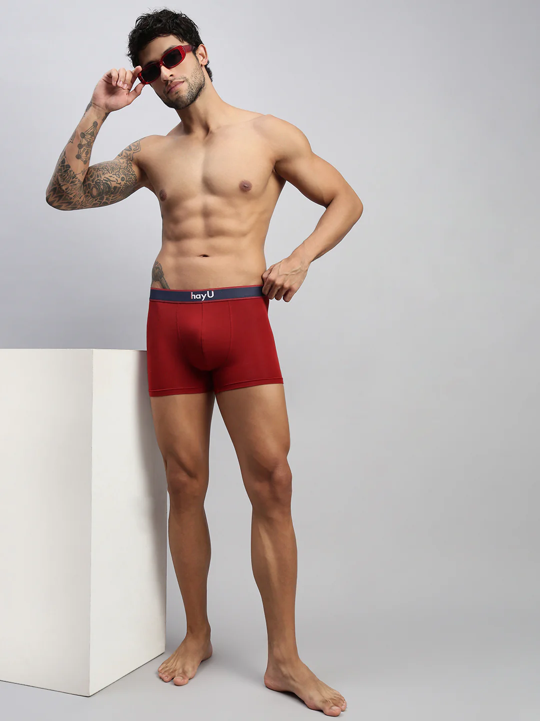 Men Pack of 2 Modal Elastane Trunks - Image 3