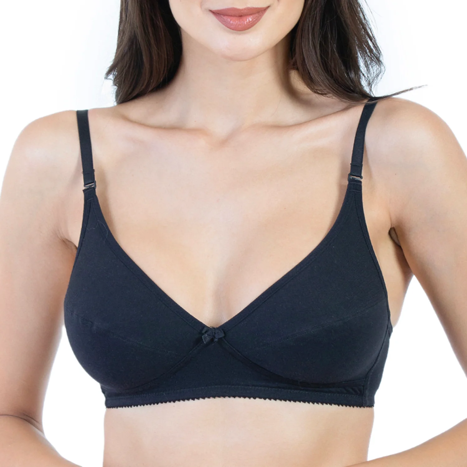 Non-Padded Non-Wired 3/4th Coverage Minimiser Bra - Image 3