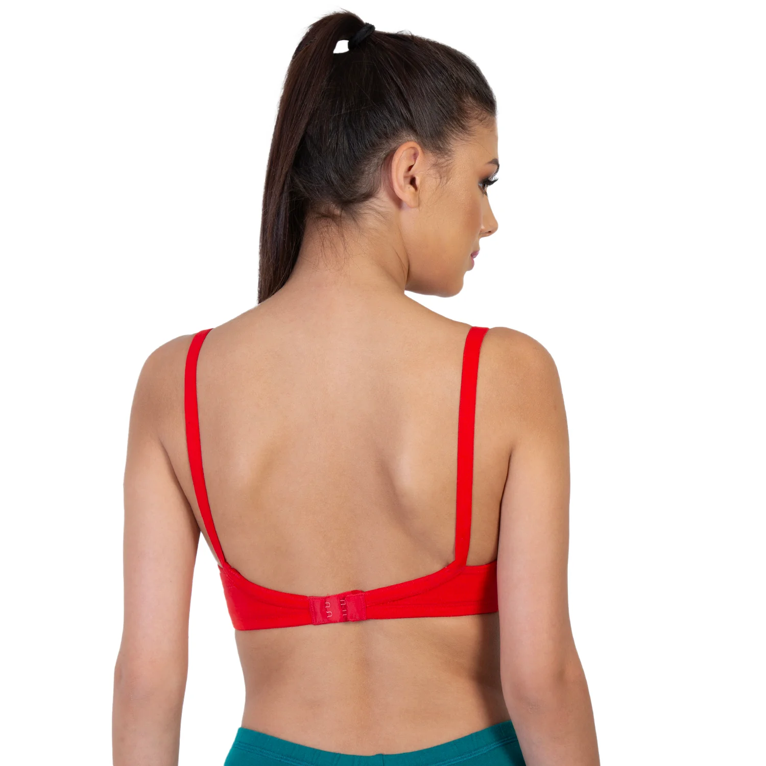 Non-Padded Non-Wired 3/4th Coverage Minimizer Bra - Image 2