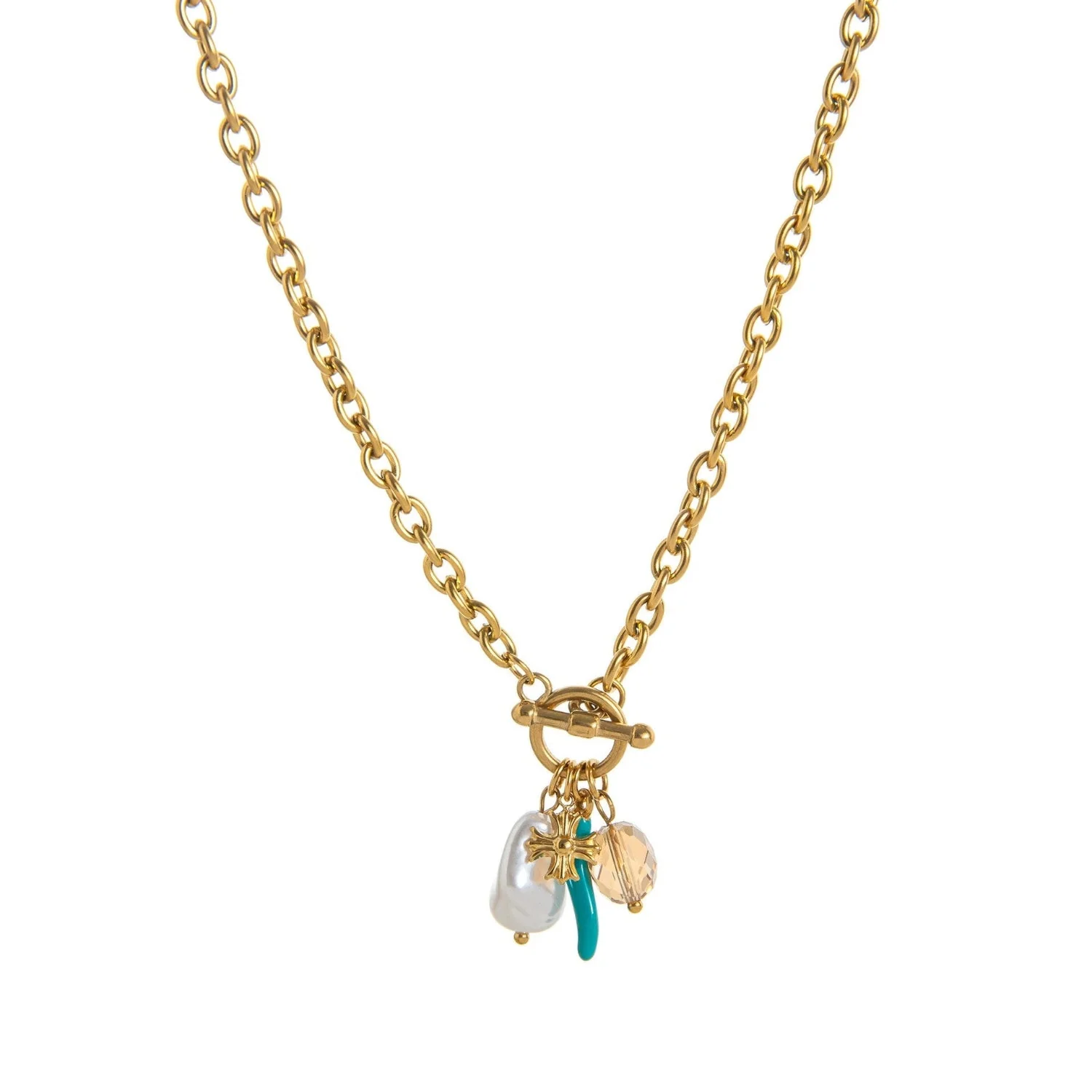 Ocean Mist Charm Necklace