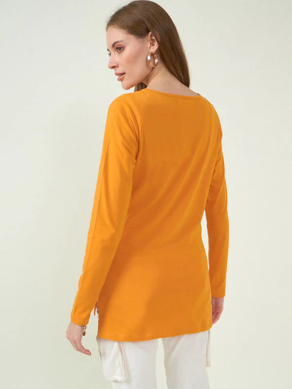 Women Orange Odour Free T-shirts - Image 2