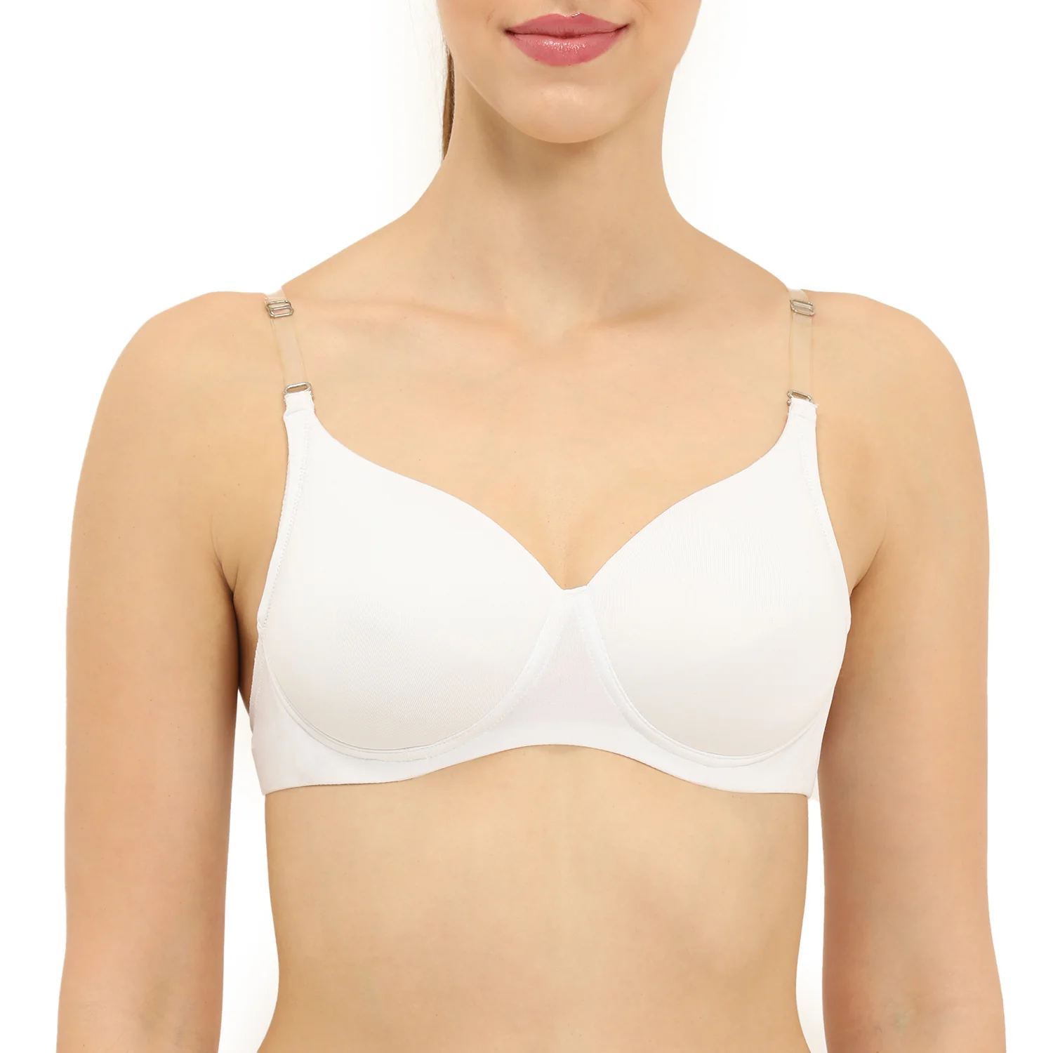 Padded Non-Wired 3/4th Coverage Backless Bra - Image 3