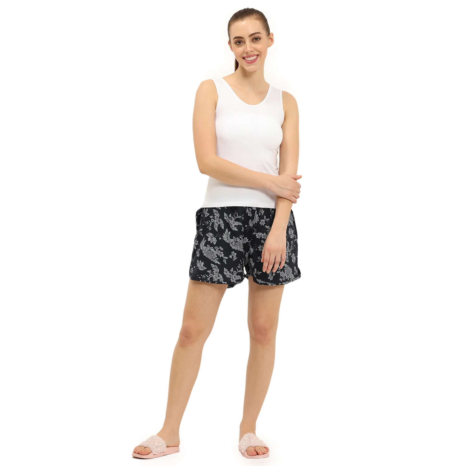 Regular Fit U-Neck Short Length Tank Top - Image 5
