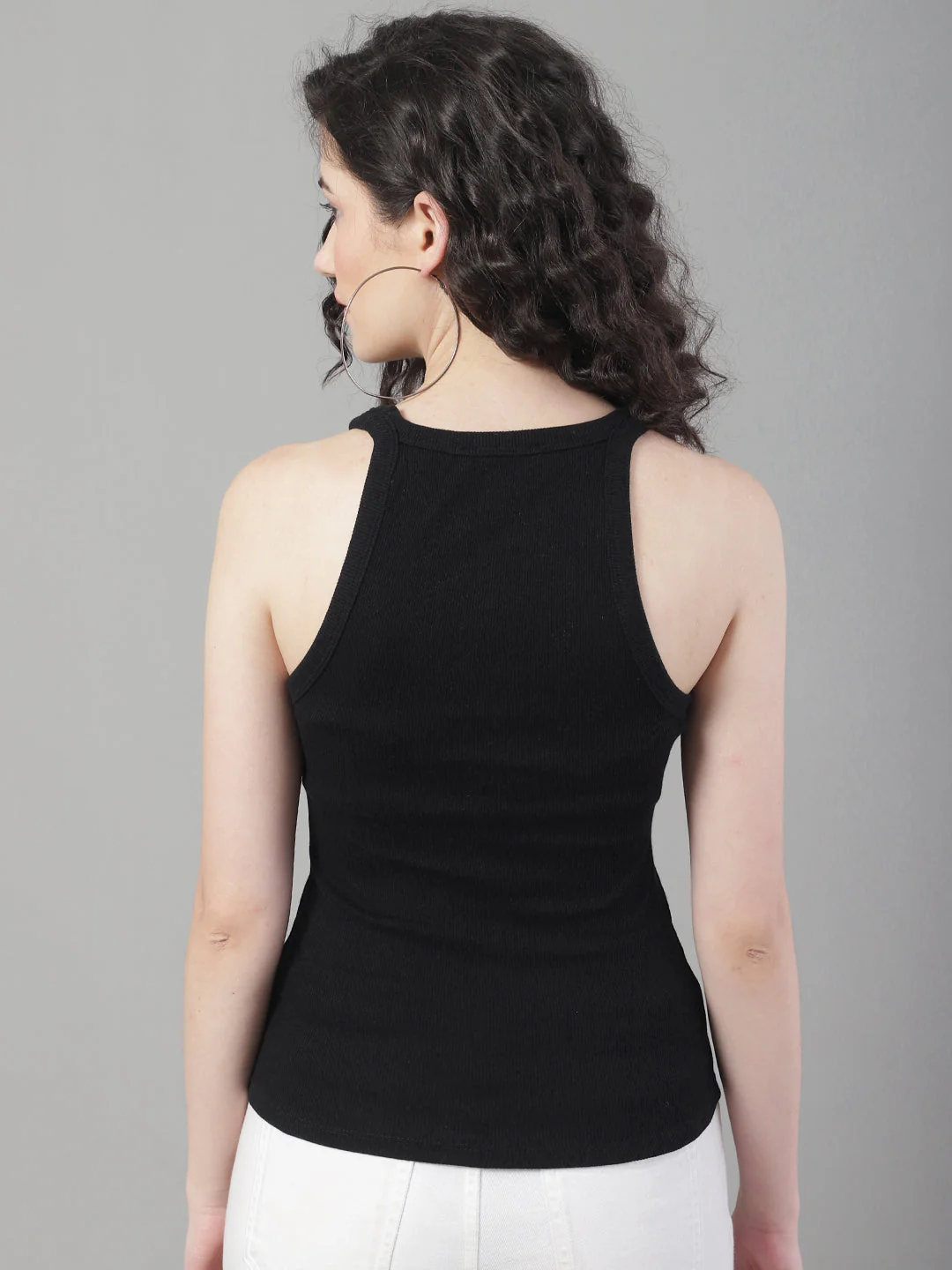 Women Black Cami & Tank Set - Image 4