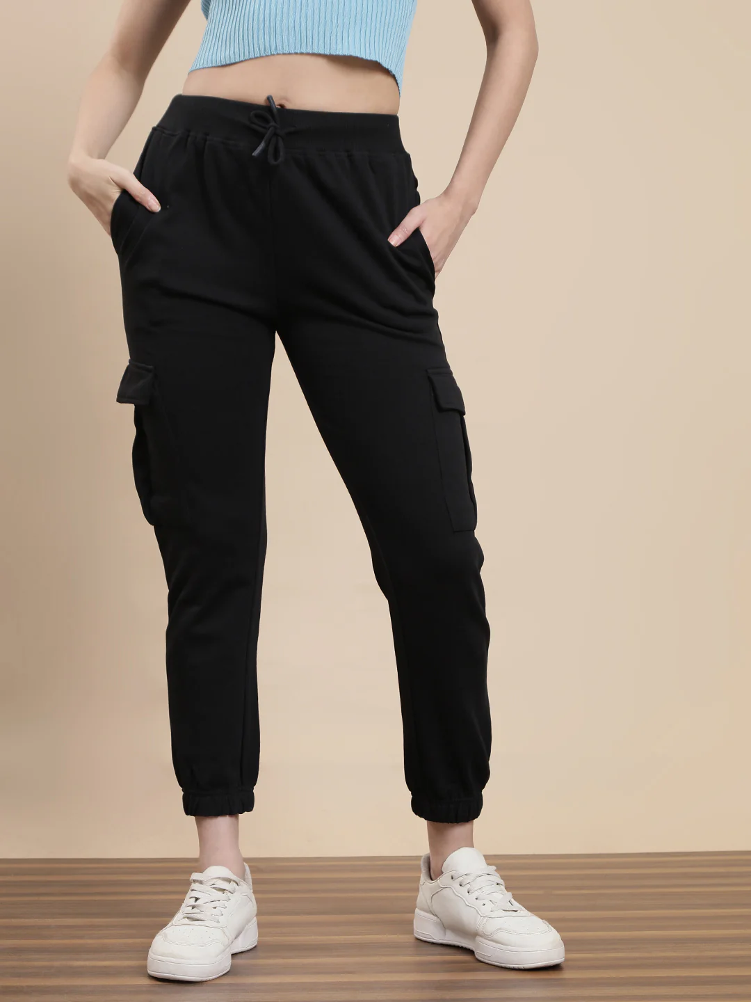 Women Black Casual Jogger