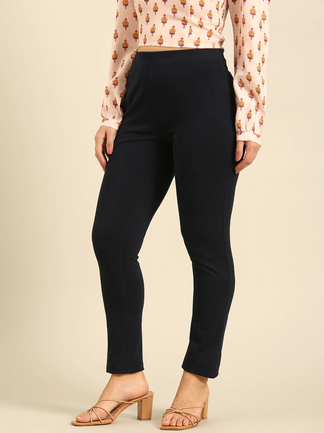 Women Black Casual Pants - Image 2