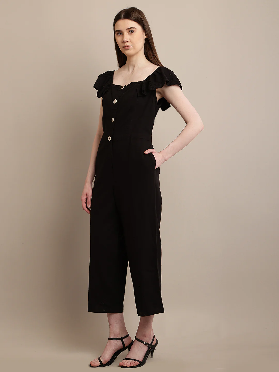 Women Black Jumpsuit - Image 2