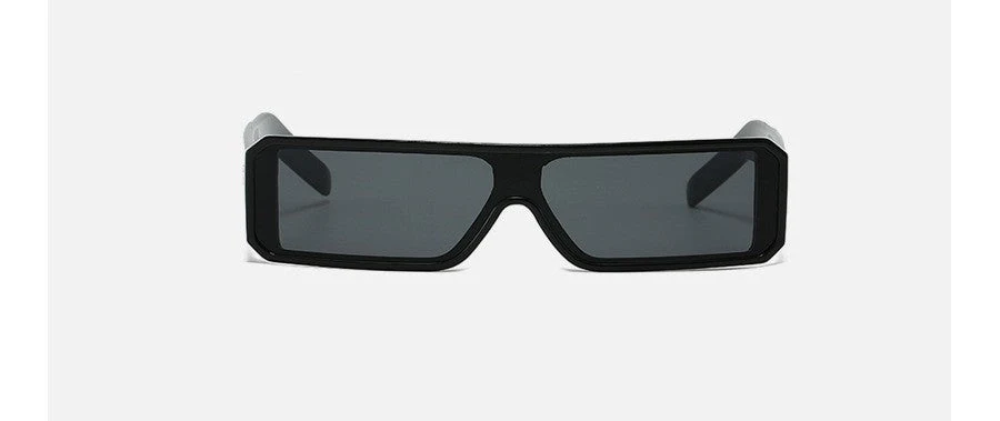 Women Black Rectangular Lens Sunglasses