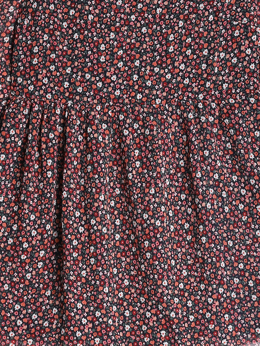 Women Tiny Floral Printed Dress - Image 8