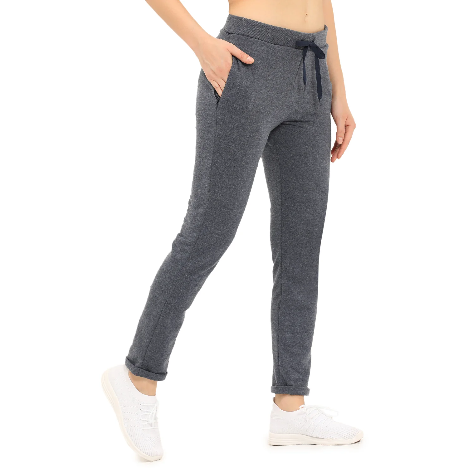 Women Blue Ankle Length Track Pant - Image 4