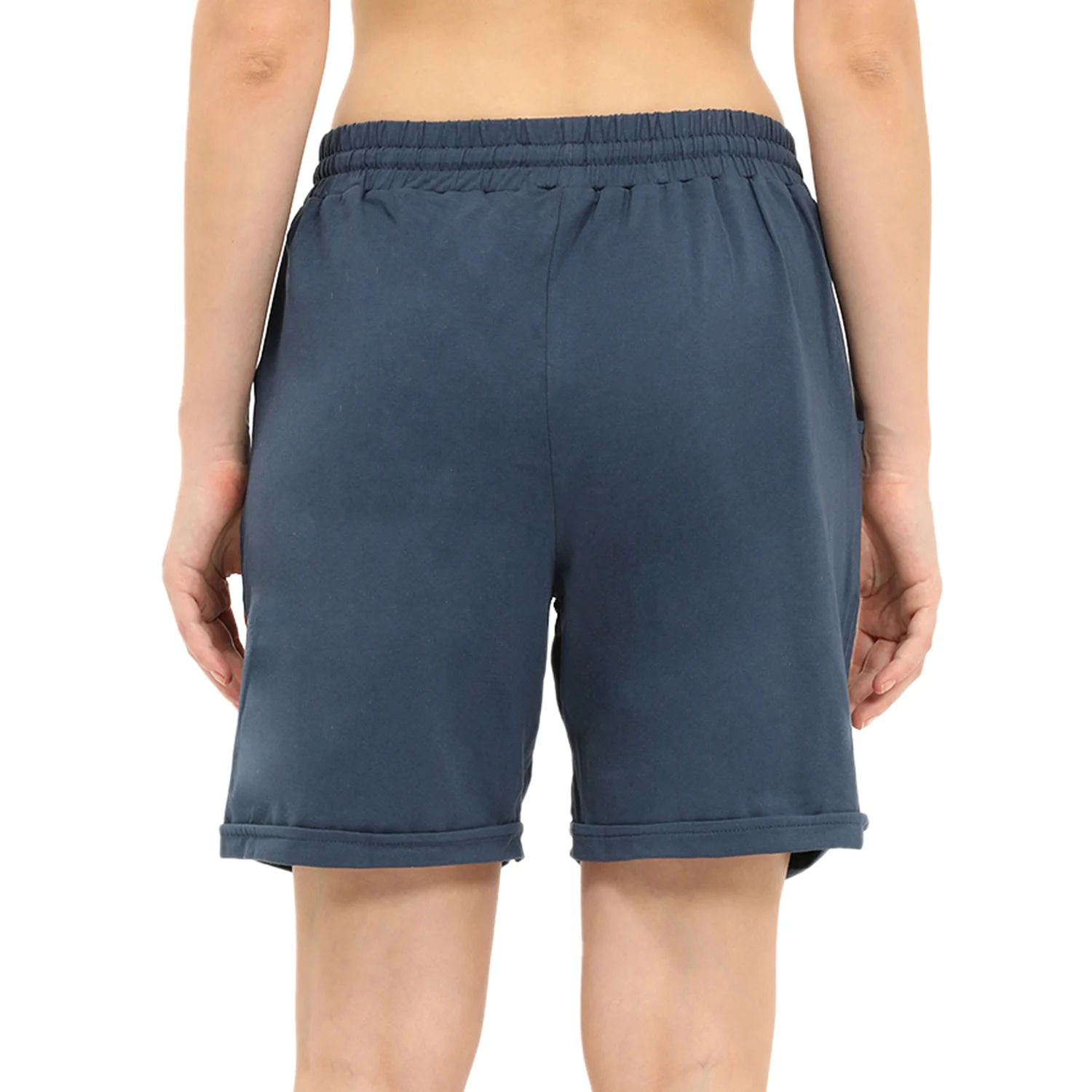 Women Blue Thigh Length Shorts - Image 2