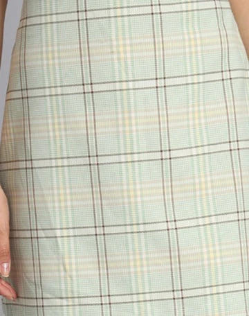Women Casual Houndstooth Skirt - Image 7