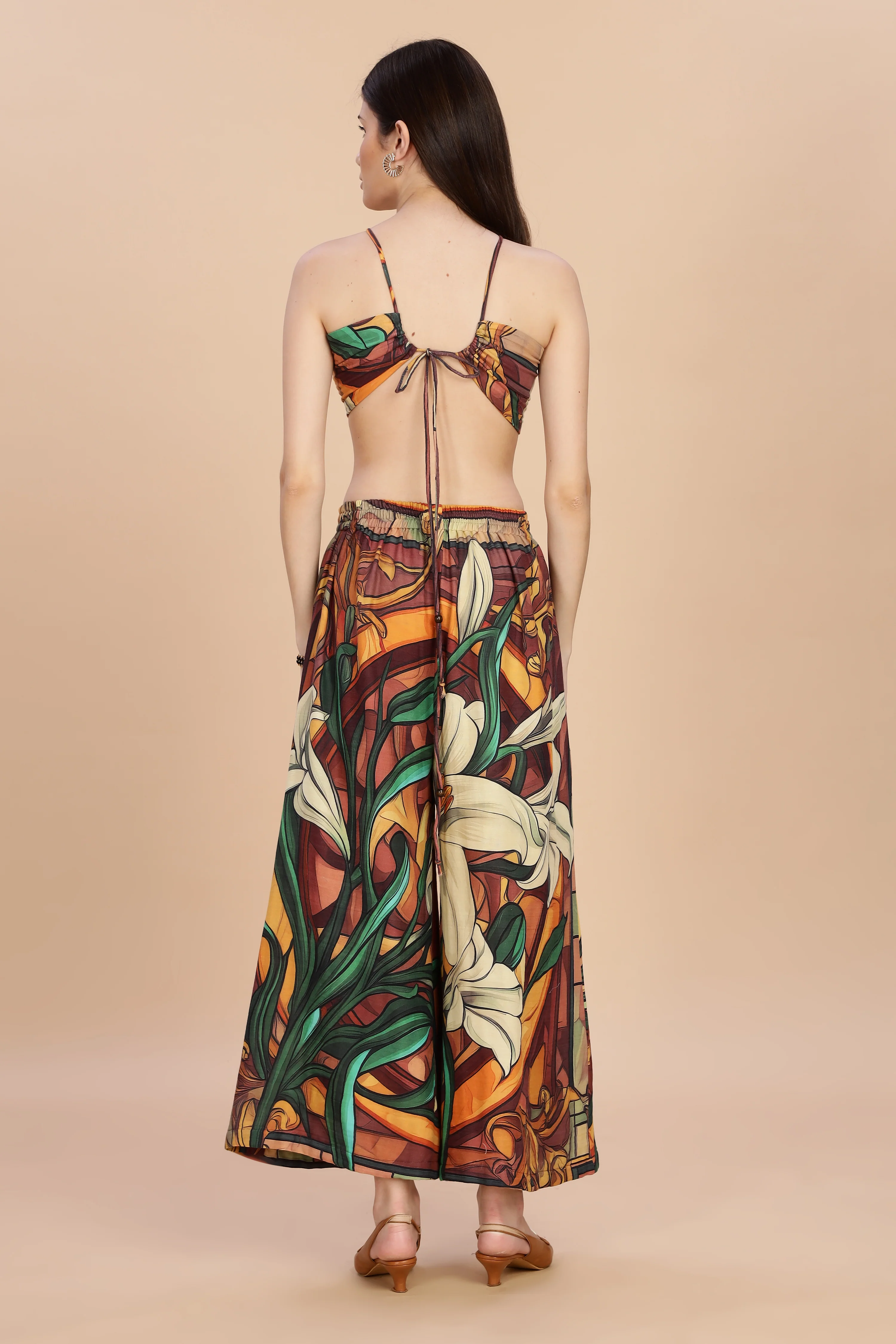 Women Liliare Co-Ord Gauge Cotton Set - Image 9