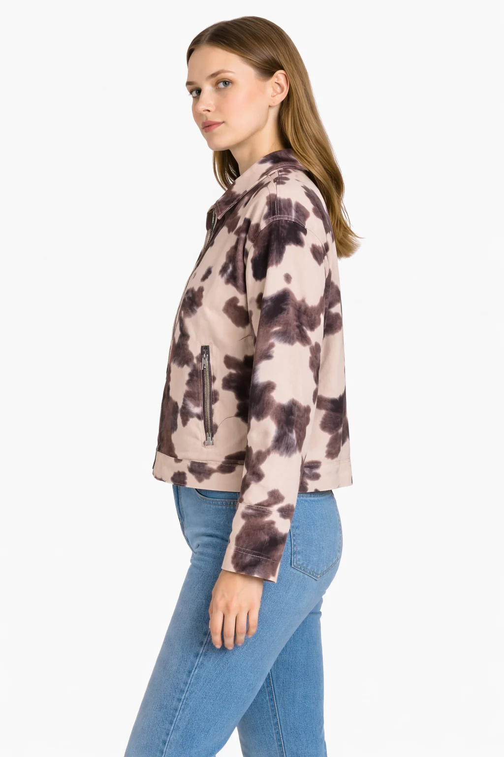 Women Multi Zip-Up Jacket - Image 4