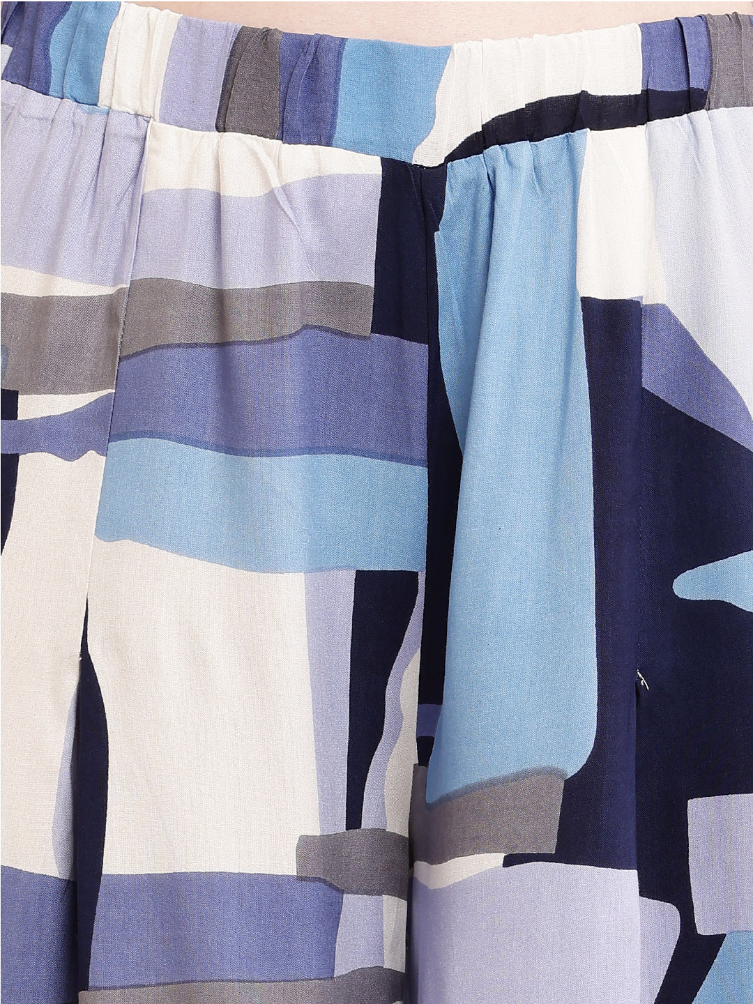 Women Multicolour Flared Palazzo - Image 6