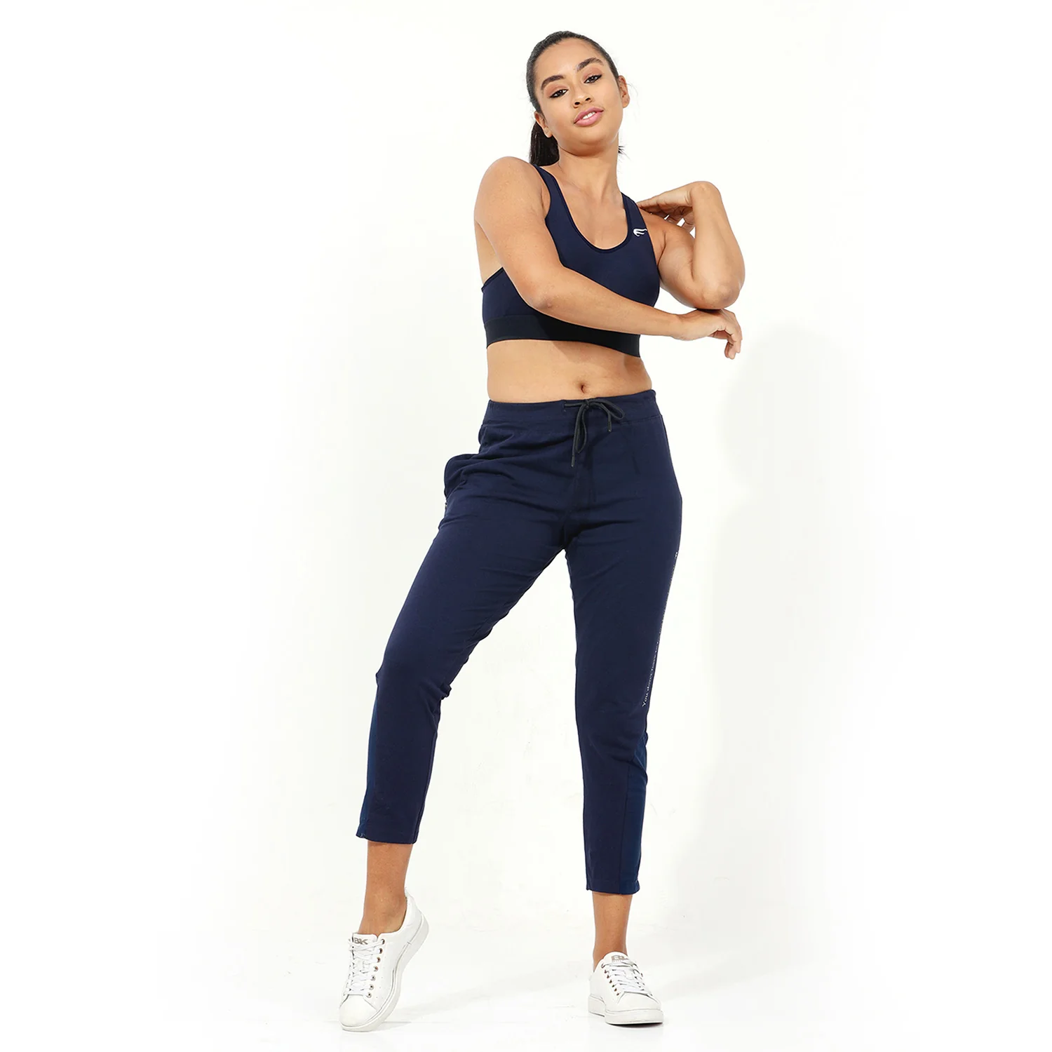 Women Navy Ankle Length Track Pant - Image 6