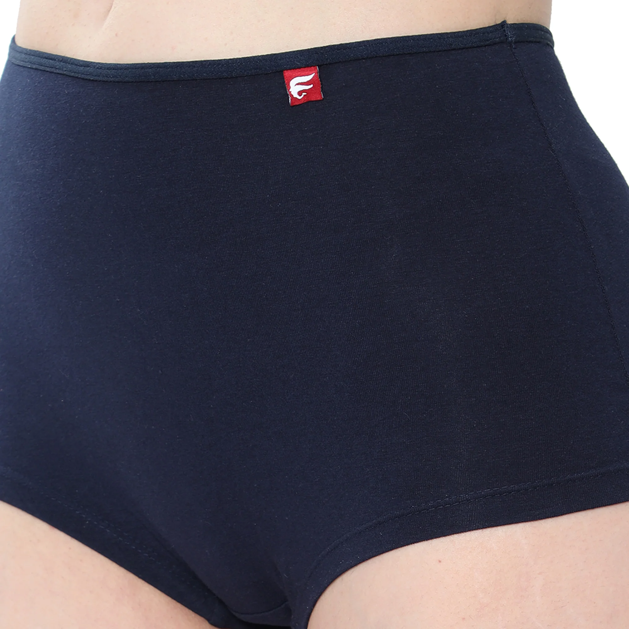 Women Navy Midrise Comfort Boyshorts - Image 6