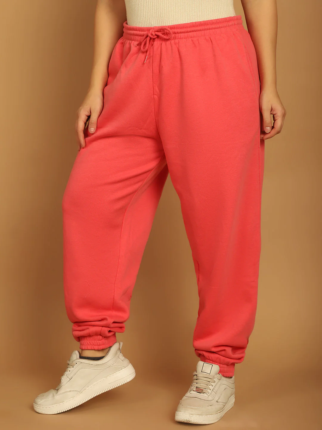 Women Pink Jogger Pants - Image 3