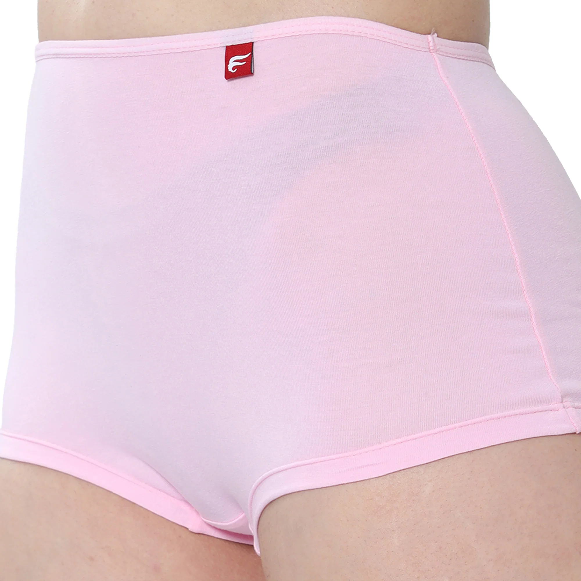 Women Pink Midrise Comfort Boyshorts - Image 6
