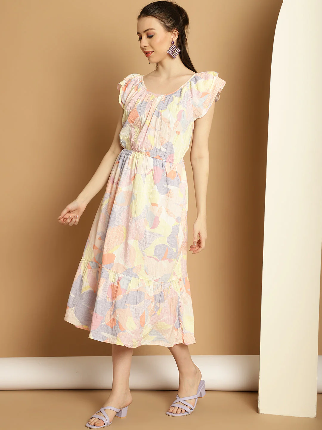 Women Printed Dress - Image 4