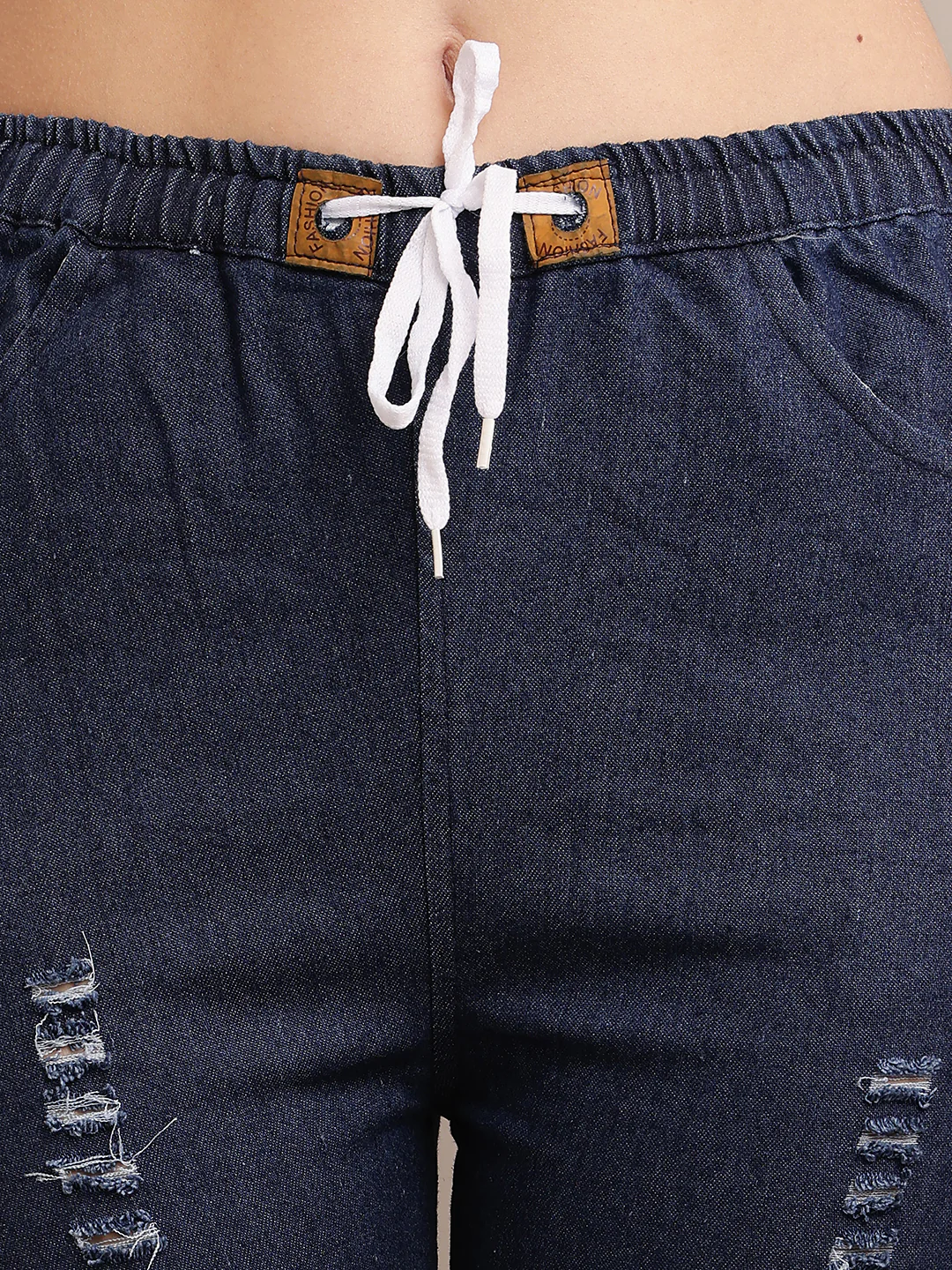 Women Printed Elastic Waist Pants - Image 6