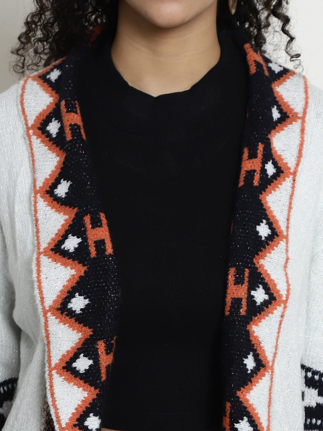 Women Printed Open Shrug - Image 5