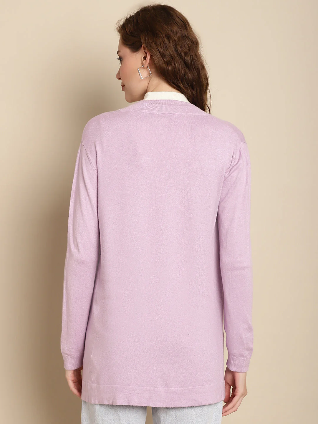 Women Purple Open Shrug - Image 4