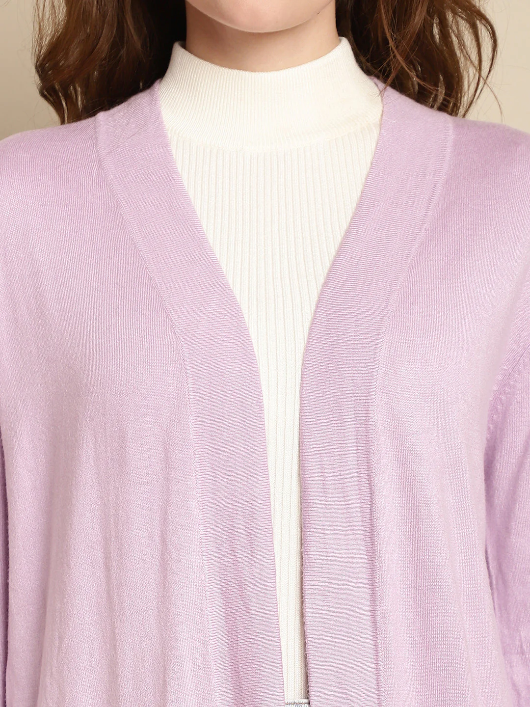 Women Purple Open Shrug - Image 5