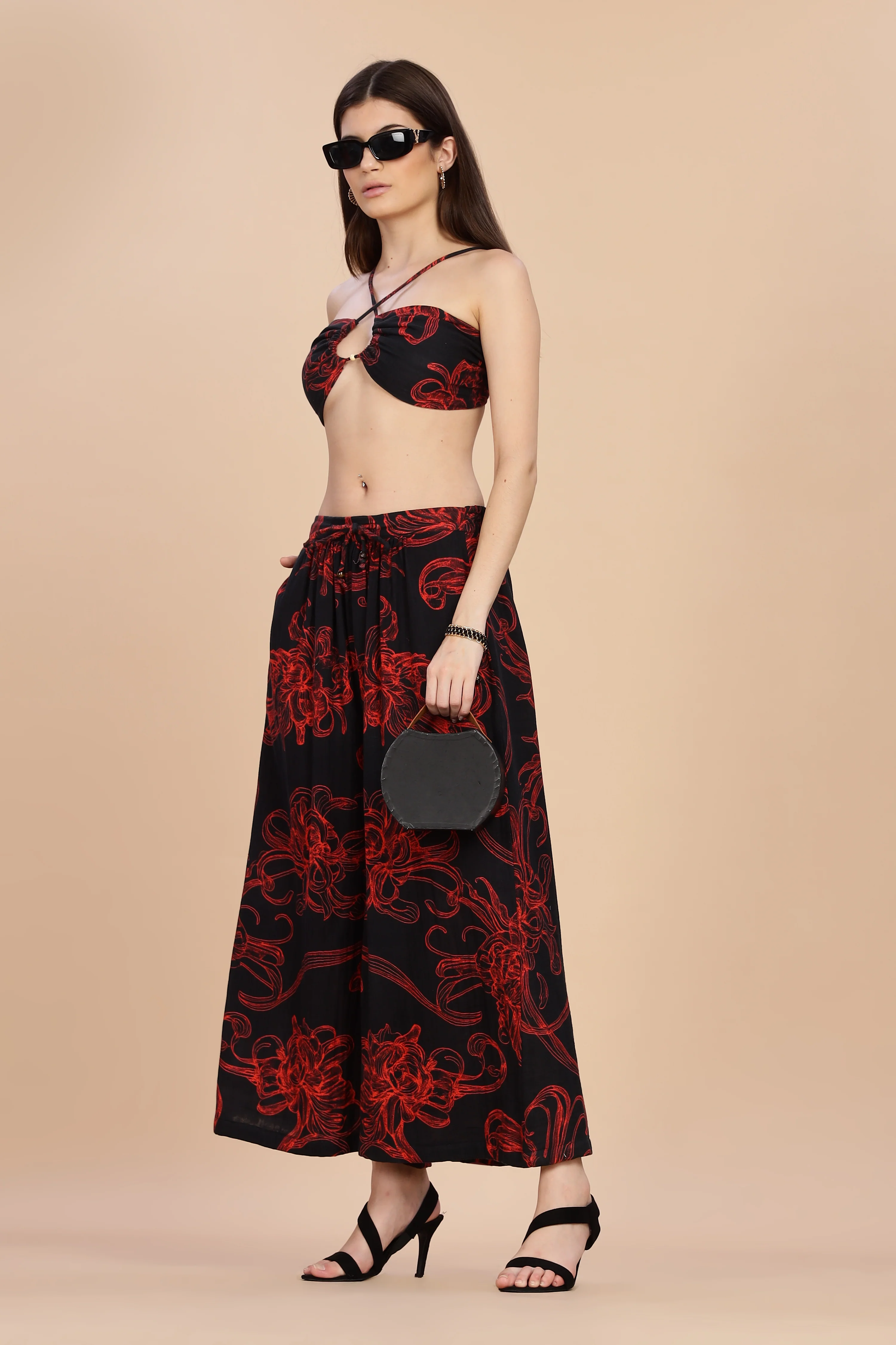 Women Raging Bloom Gauge Cotton Co-Ord Set - Image 10
