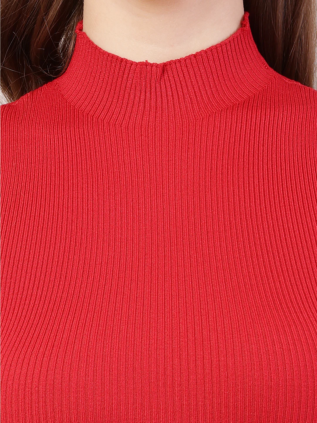 Women Red Bodycon Dress - Image 5