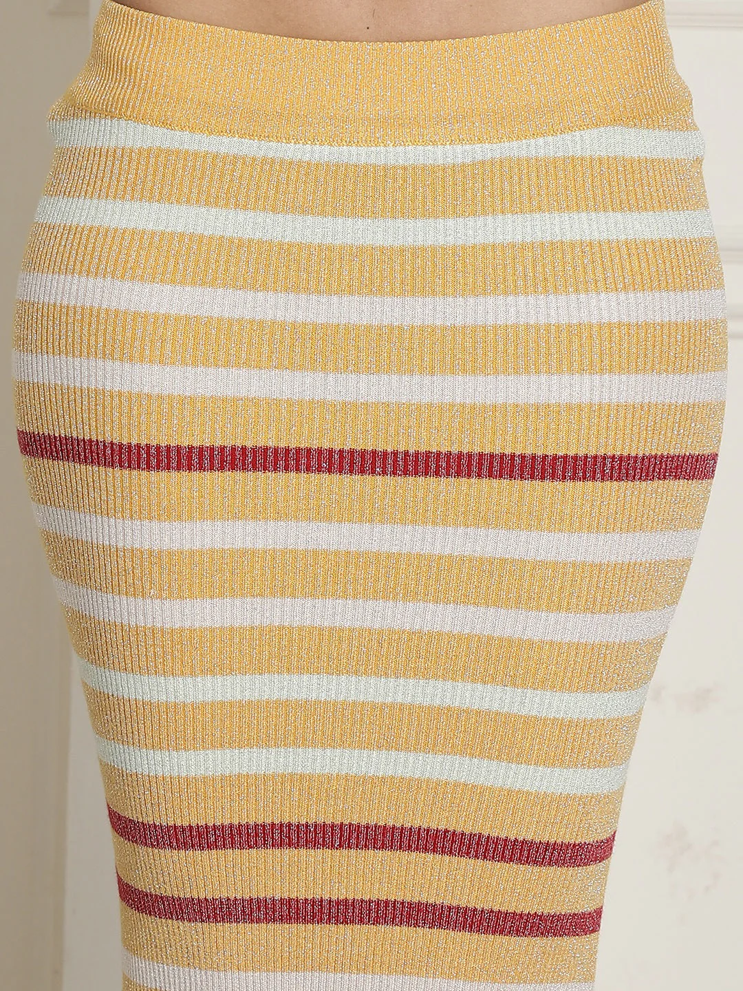 Women Striped Skirt Set - Image 8
