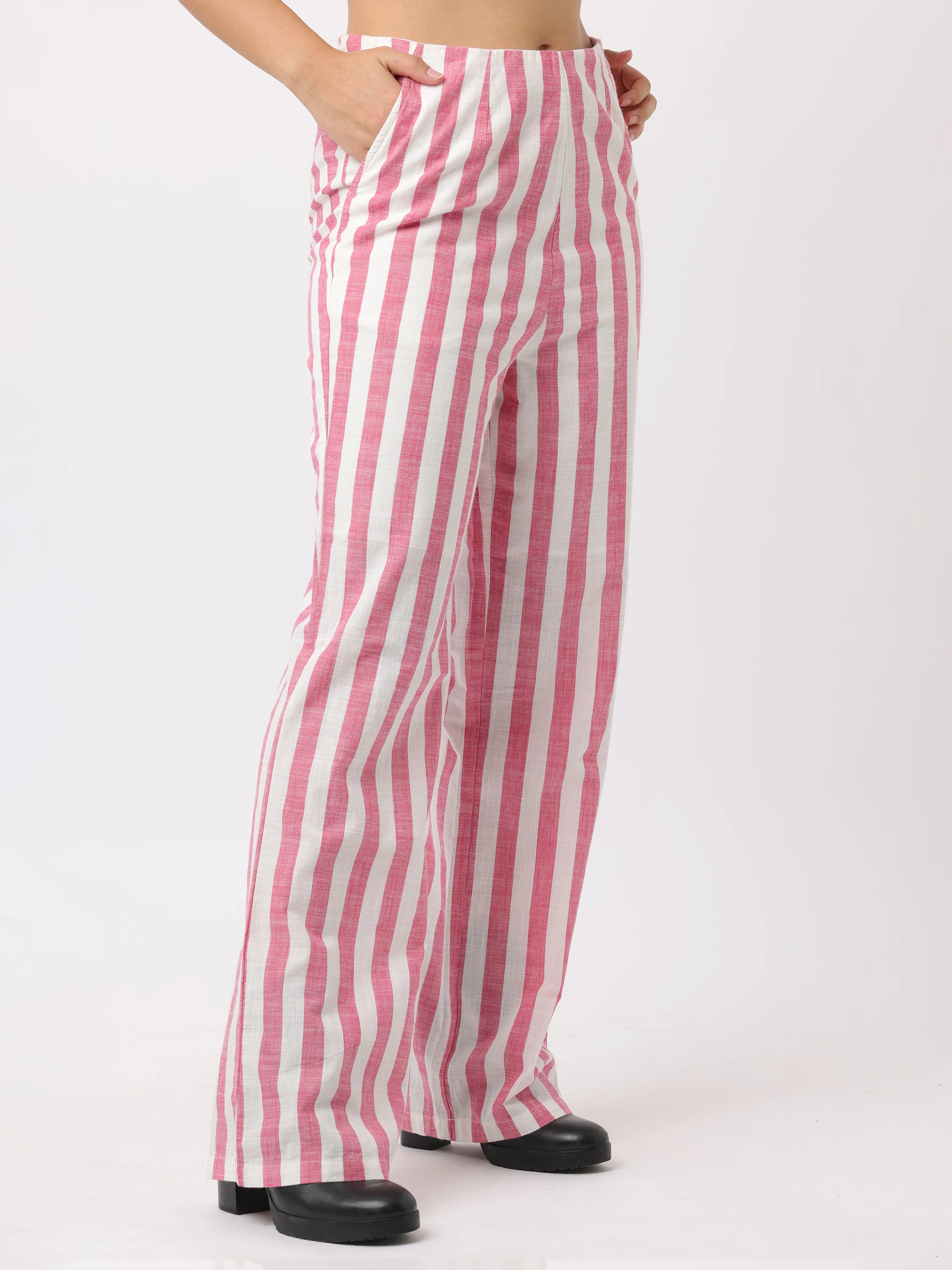 Women Vertical Stipe Pants - Image 5