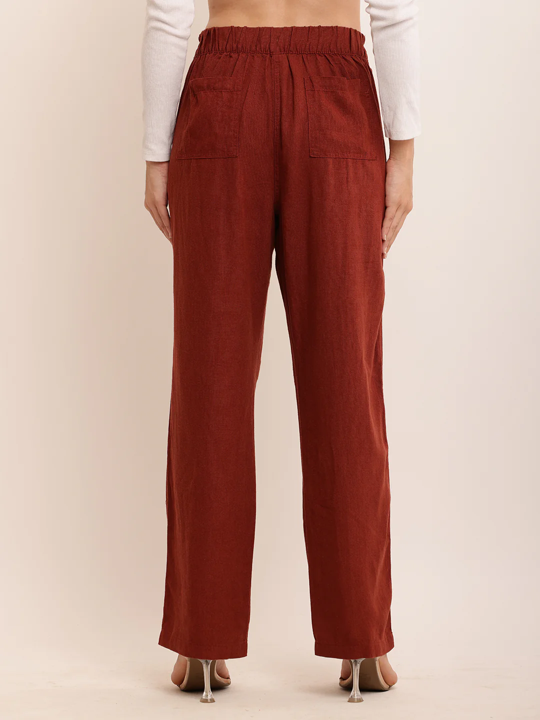 Women Wide Leg Comfort Pants - Image 4